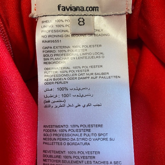 Beautiful Red Sweet 16 or Prom Dress - Picture 6 of 9